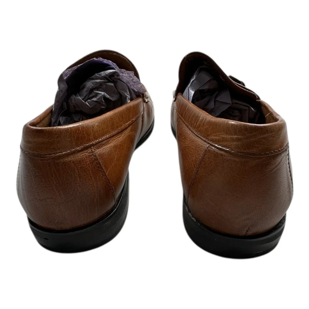 CURT & LARSON Men's‎ Crespo Cog Loafers Buckle Bit Leather Tan US 11